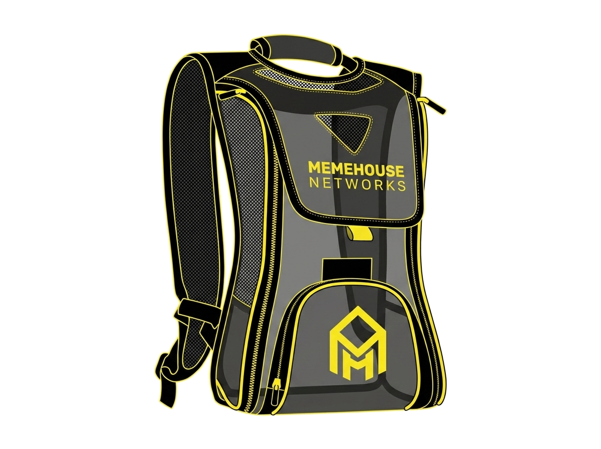 MemeHouse Productions IRL Streaming Backpack